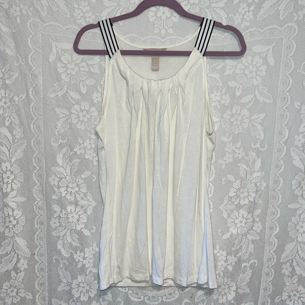 Banana Republic Ribbon Pleated Tank Top